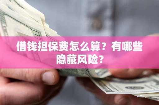 武汉借钱担保费怎么算？有哪些隐藏风险？