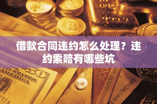 武汉借款合同违约怎么处理？违约索赔有哪些坑