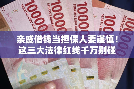 武汉亲戚借钱当担保人要谨慎！这三大法律红线千万别碰