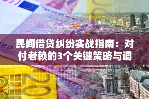 武汉民间借贷纠纷实战指南：对付老赖的3个关键策略与调解盲区解析