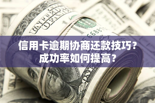 武汉信用卡逾期协商还款技巧？成功率如何提高？