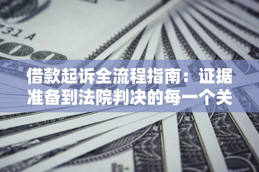 武汉借款起诉全流程指南：证据准备到法院判决的每一个关键步骤