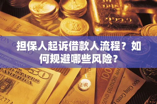 武汉担保人起诉借款人流程？如何规避哪些风险？