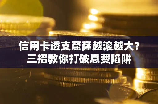 武汉信用卡透支窟窿越滚越大？三招教你打破息费陷阱