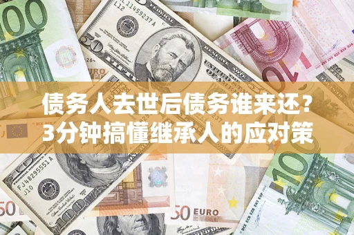 武汉债务人去世后债务谁来还？3分钟搞懂继承人的应对策略