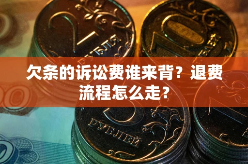武汉欠条的诉讼费谁来背？退费流程怎么走？